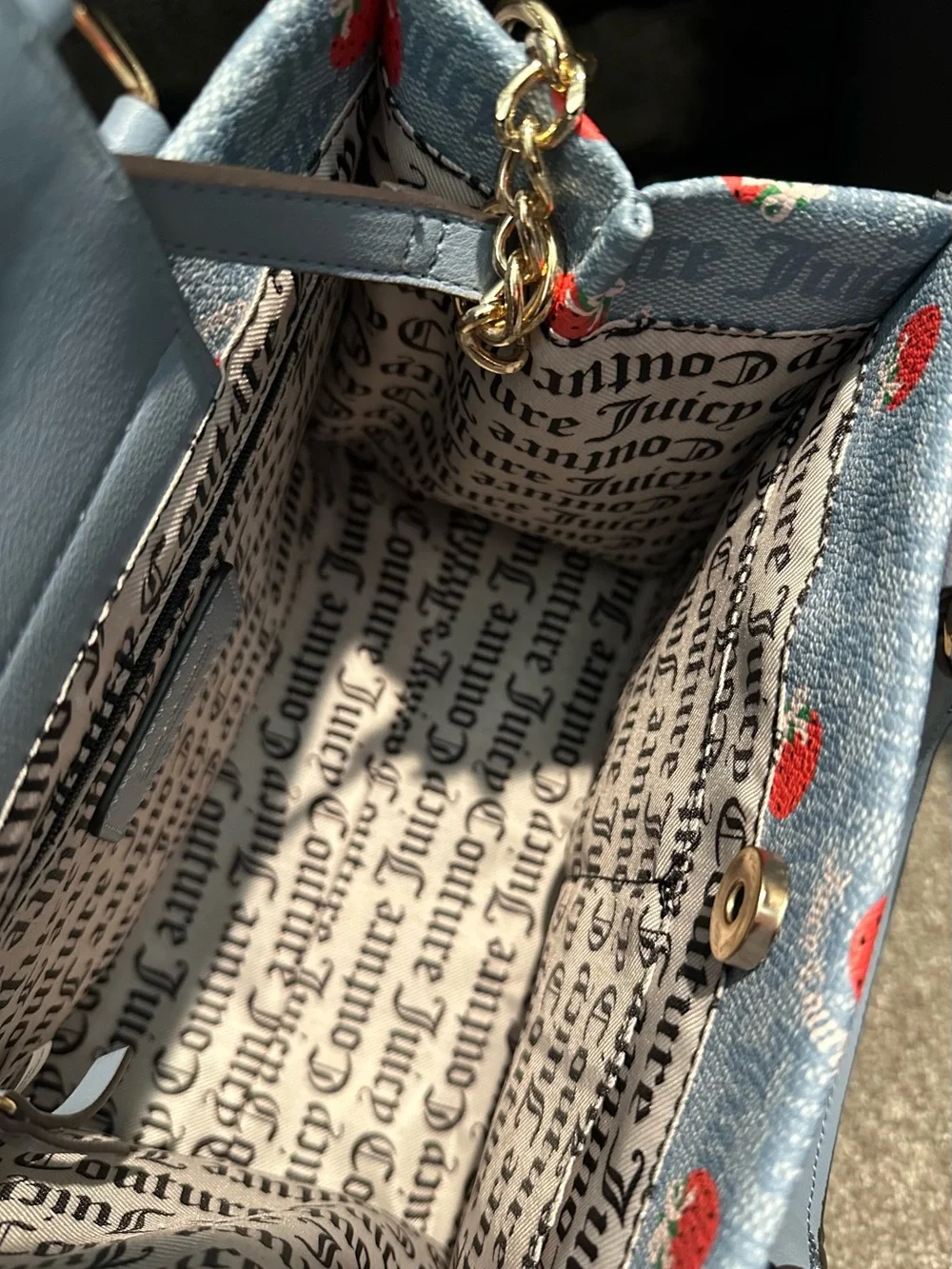 Juicy Couture Berry Sweet Mini Crossbody Bag with matching Card Case